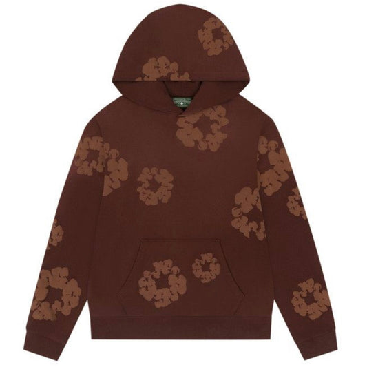 Poleron Denim Tears Mono Cotton Wreath Hoodie Brown