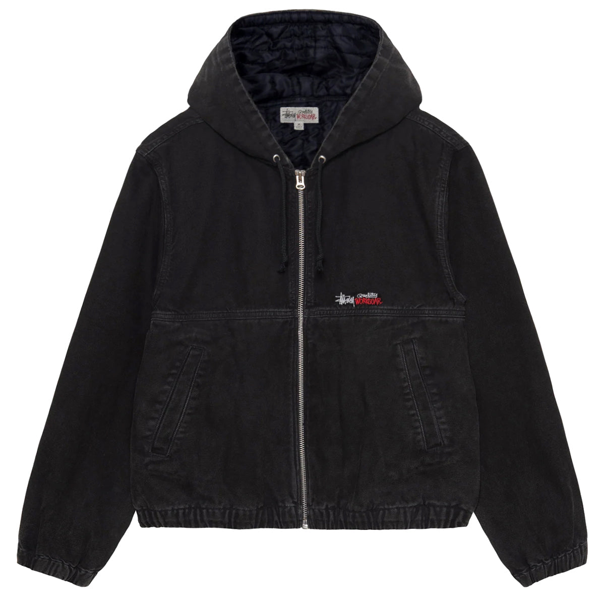 Chaqueta Stussy Work Jacket Insulated Canvas Black - XL