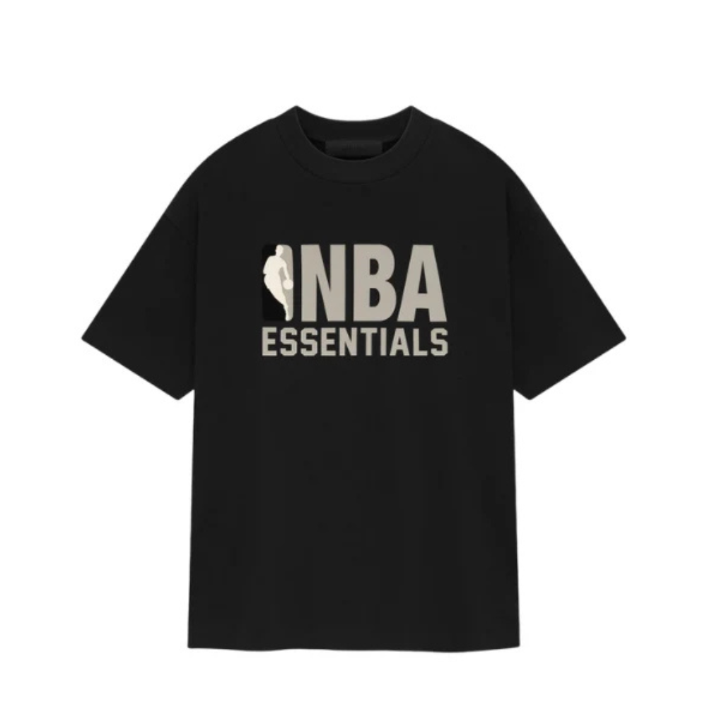 Polera Fear of God Essentials NBA Tee Black