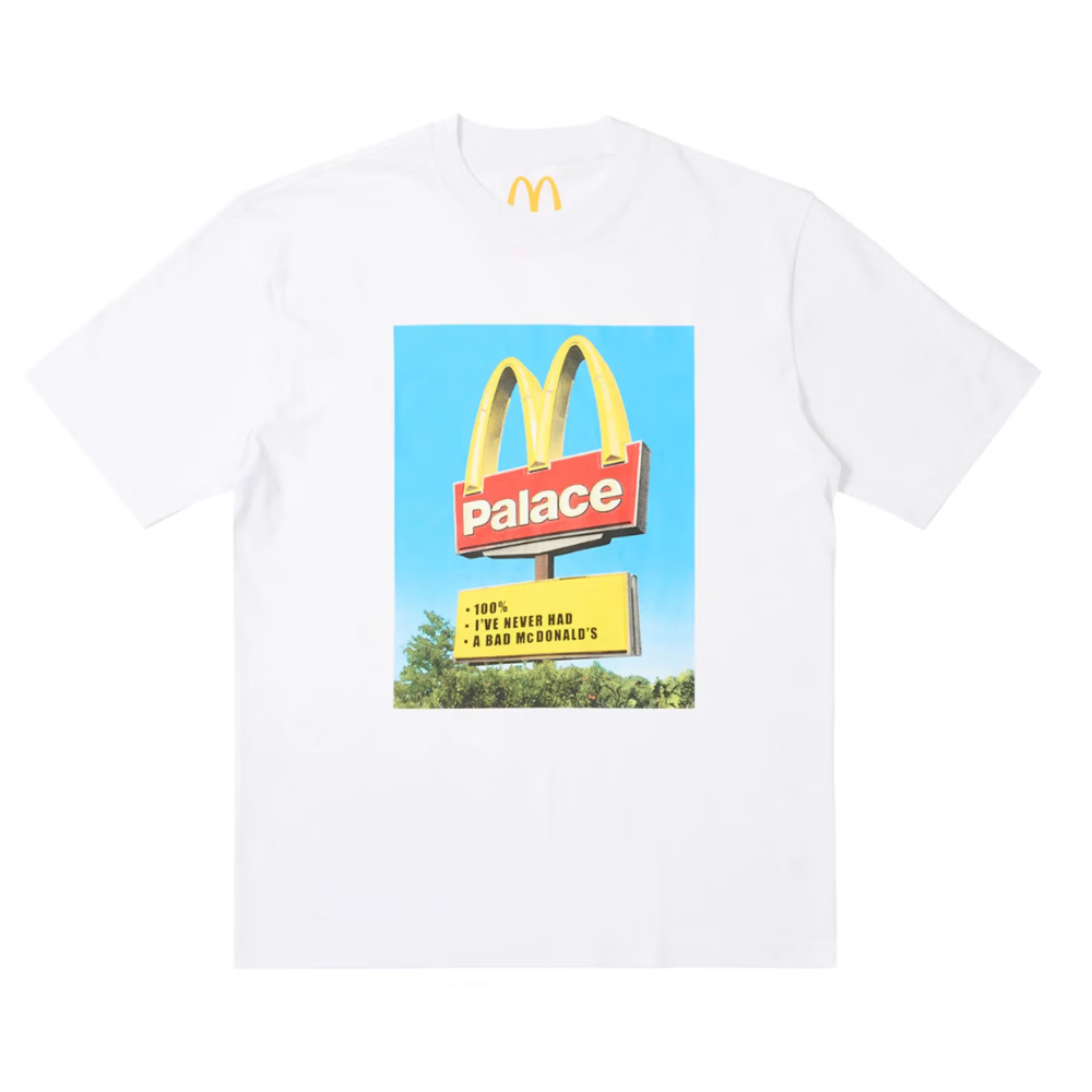 Polera Palace x McDonald's Sign White