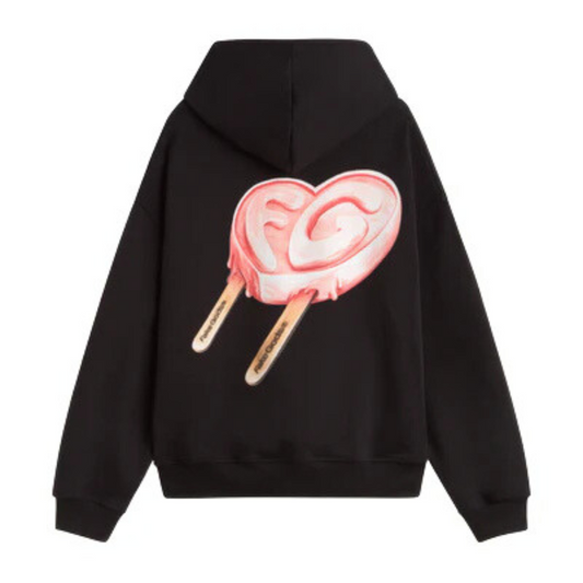 Poleron Fake Gods Iced Heart Black