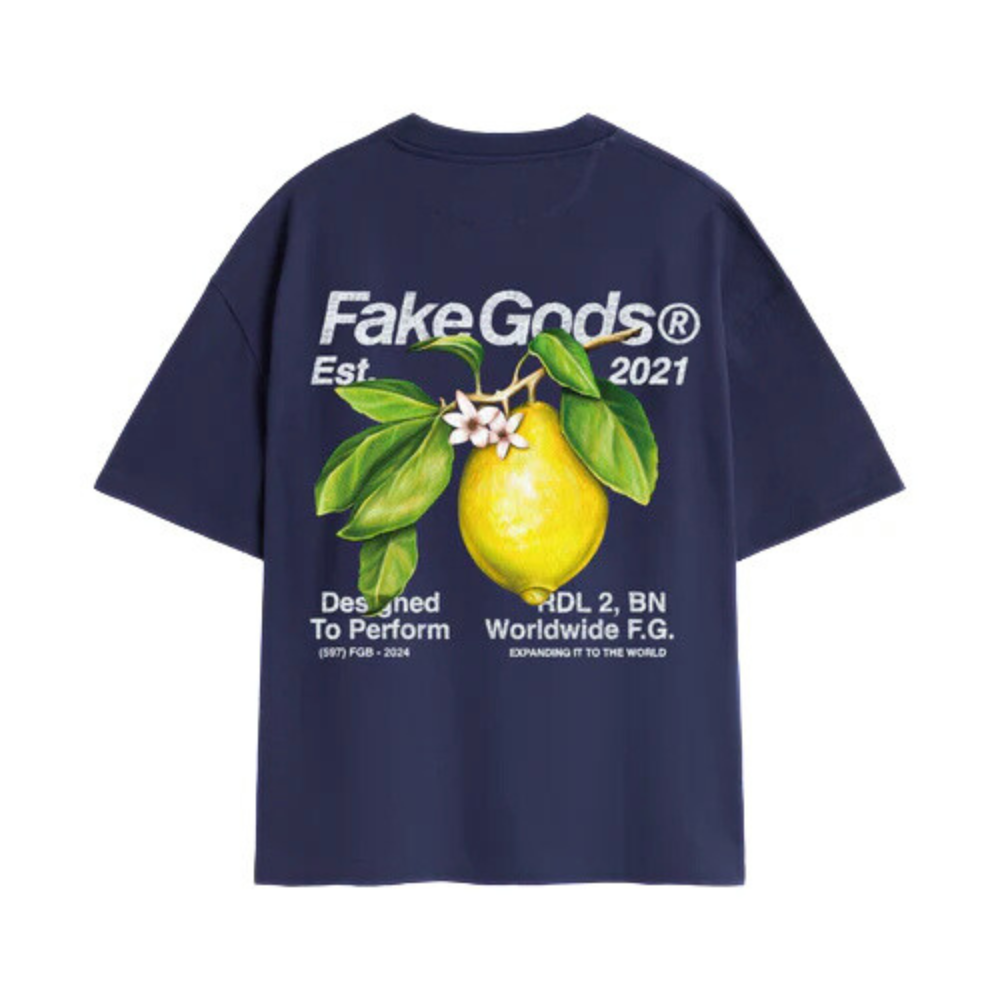 Polera Fake Gods Citrus Navy