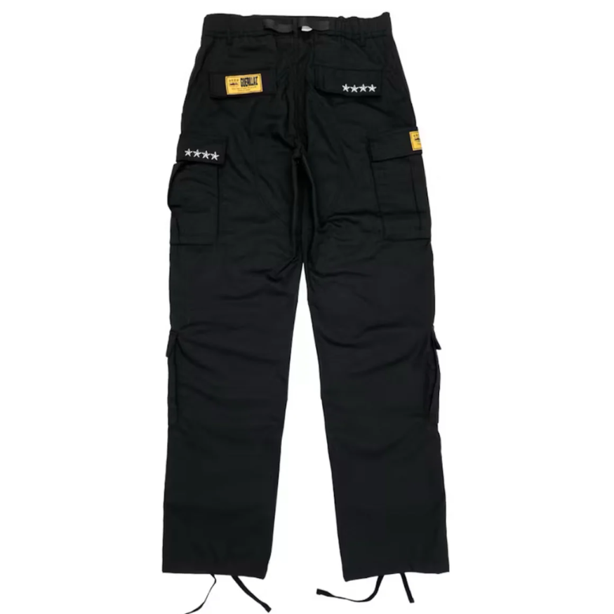 Pantalon Corteiz Guerrillaz Cargo Pant Black/White - M