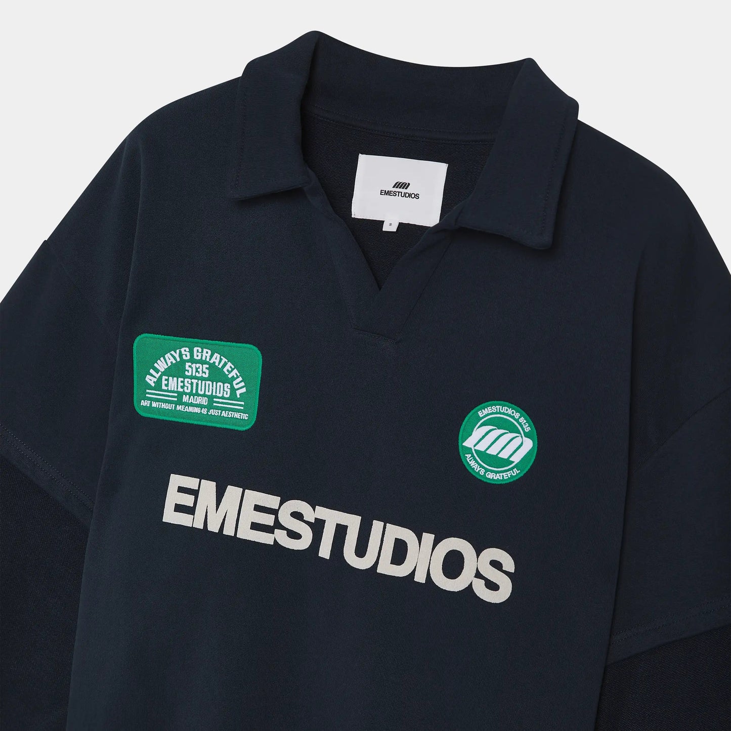 Poleron Eme Studios O’Connor Navy Polo
