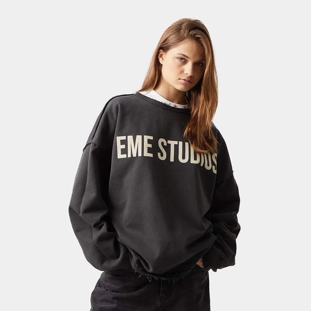 Poleron Eme Studios Hectic Shadow Reverse Crewneck