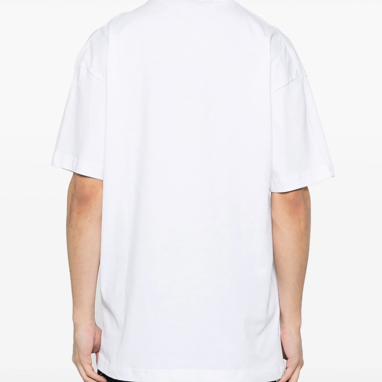 Polera Palm Angels Monogram Spray City Los Angeles White