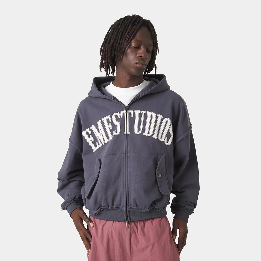 Poleron Eme Studios Vault Ombre Blue Full Zip