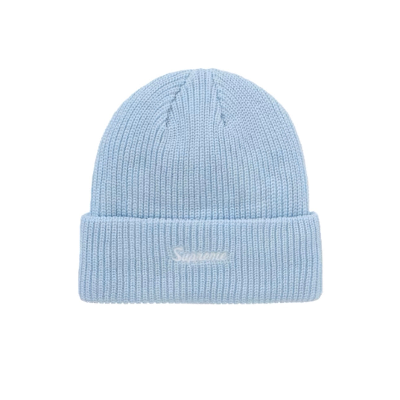 Gorro Supreme Loose Gauge Beanie Light Blue FW25