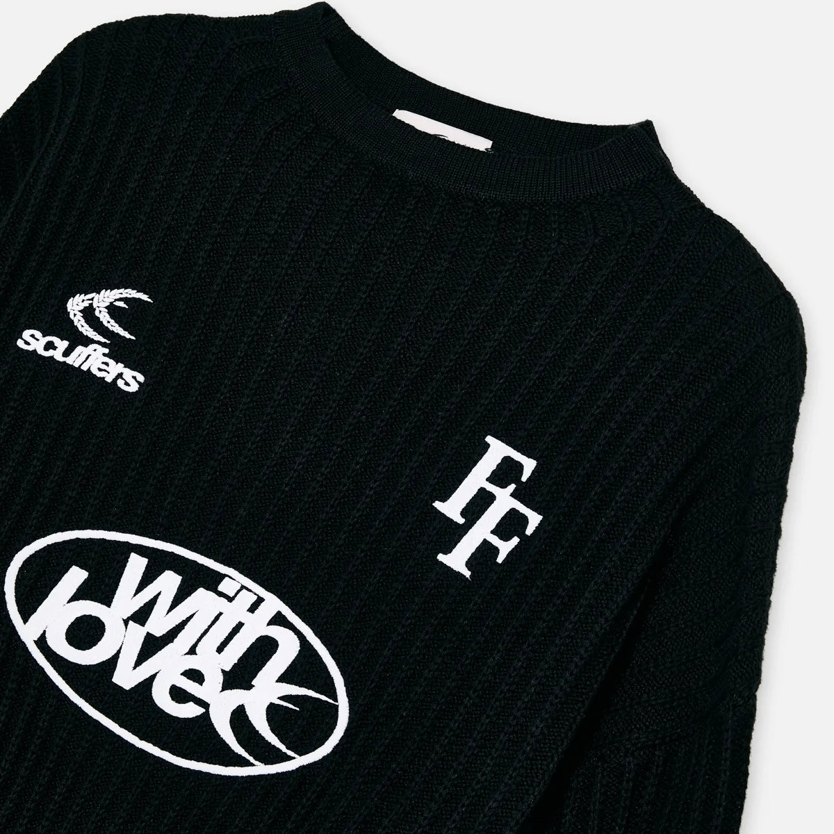 Sweater Scuffers Paris Black Jersey