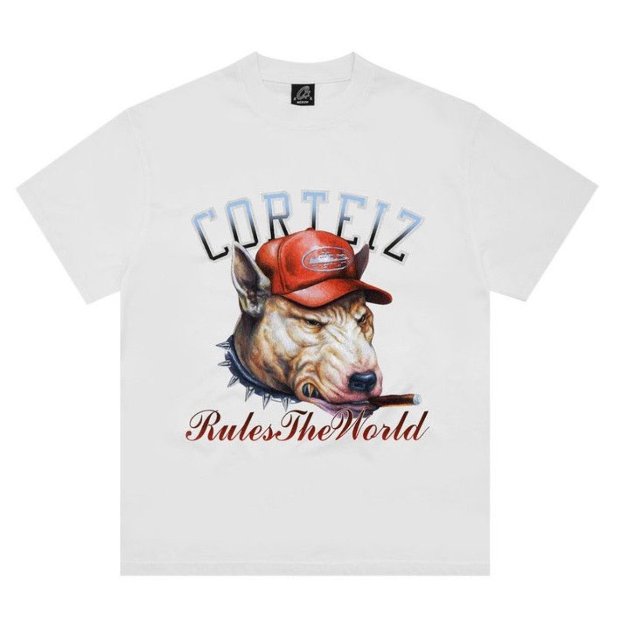 Polera Corteiz Dog Pound Tee White