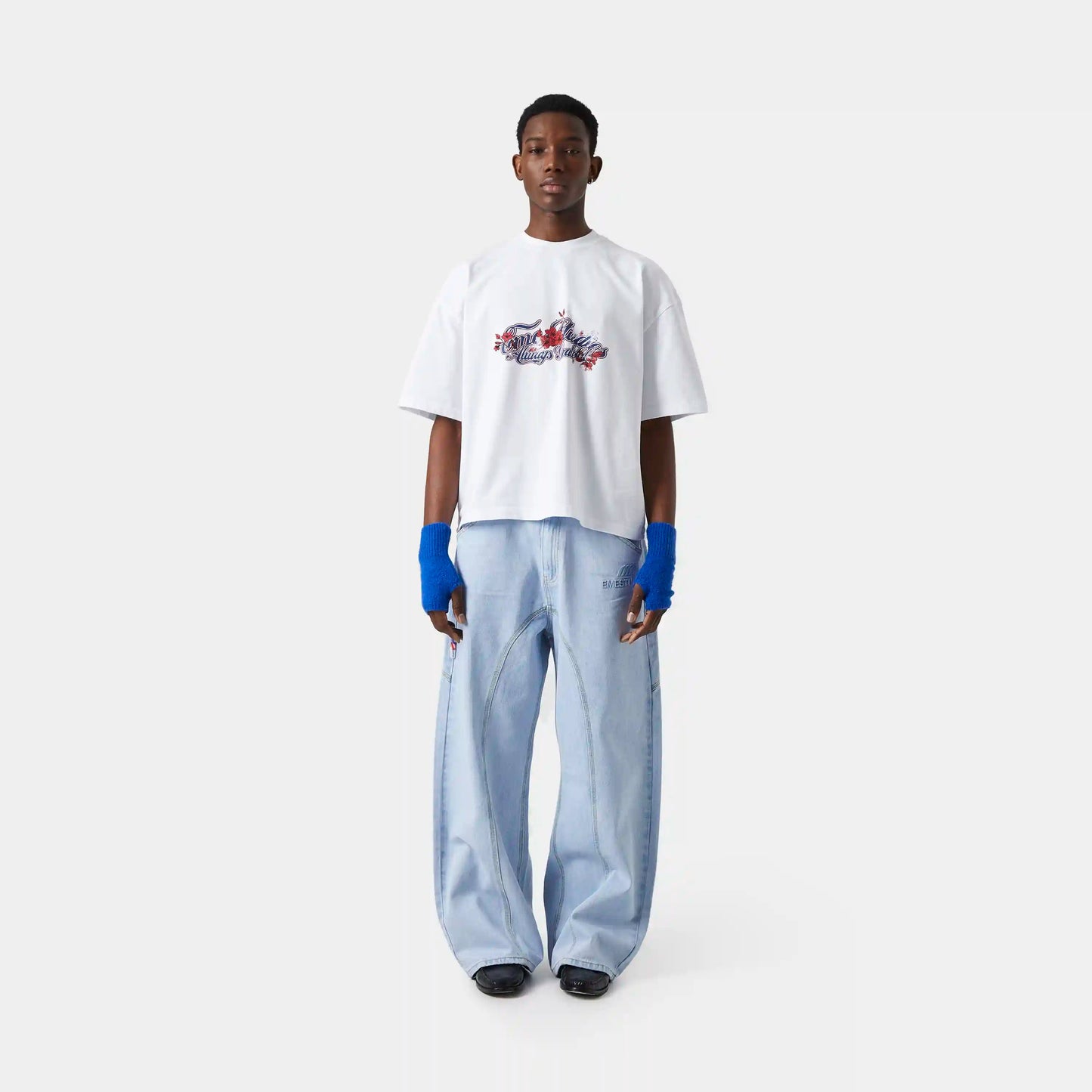 Polera Eme Studios Branch Oversized Tee