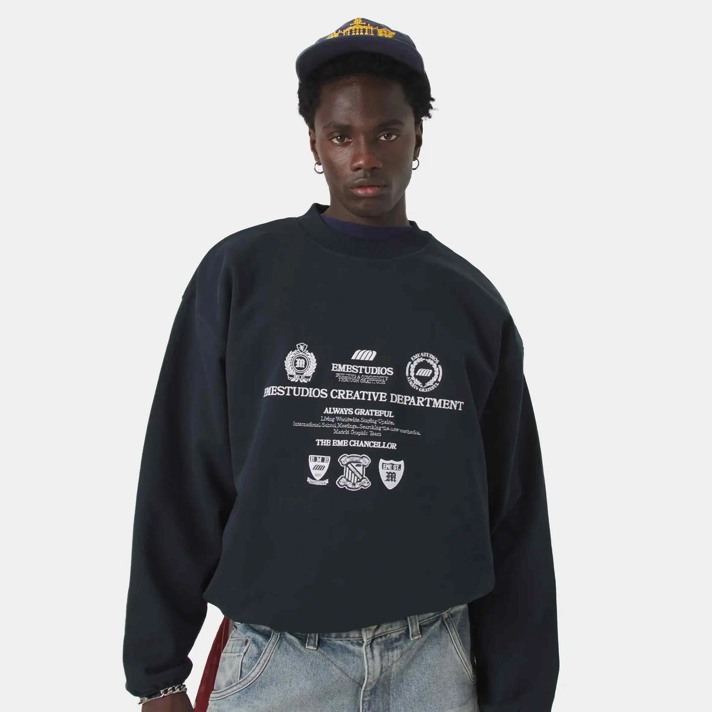 Poleron Eme Studios Chancellor Night Sky Crewneck