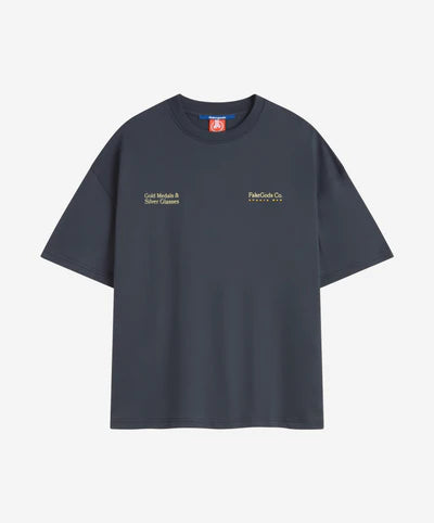 Polera Fake Gods Cocktail Dark Grey