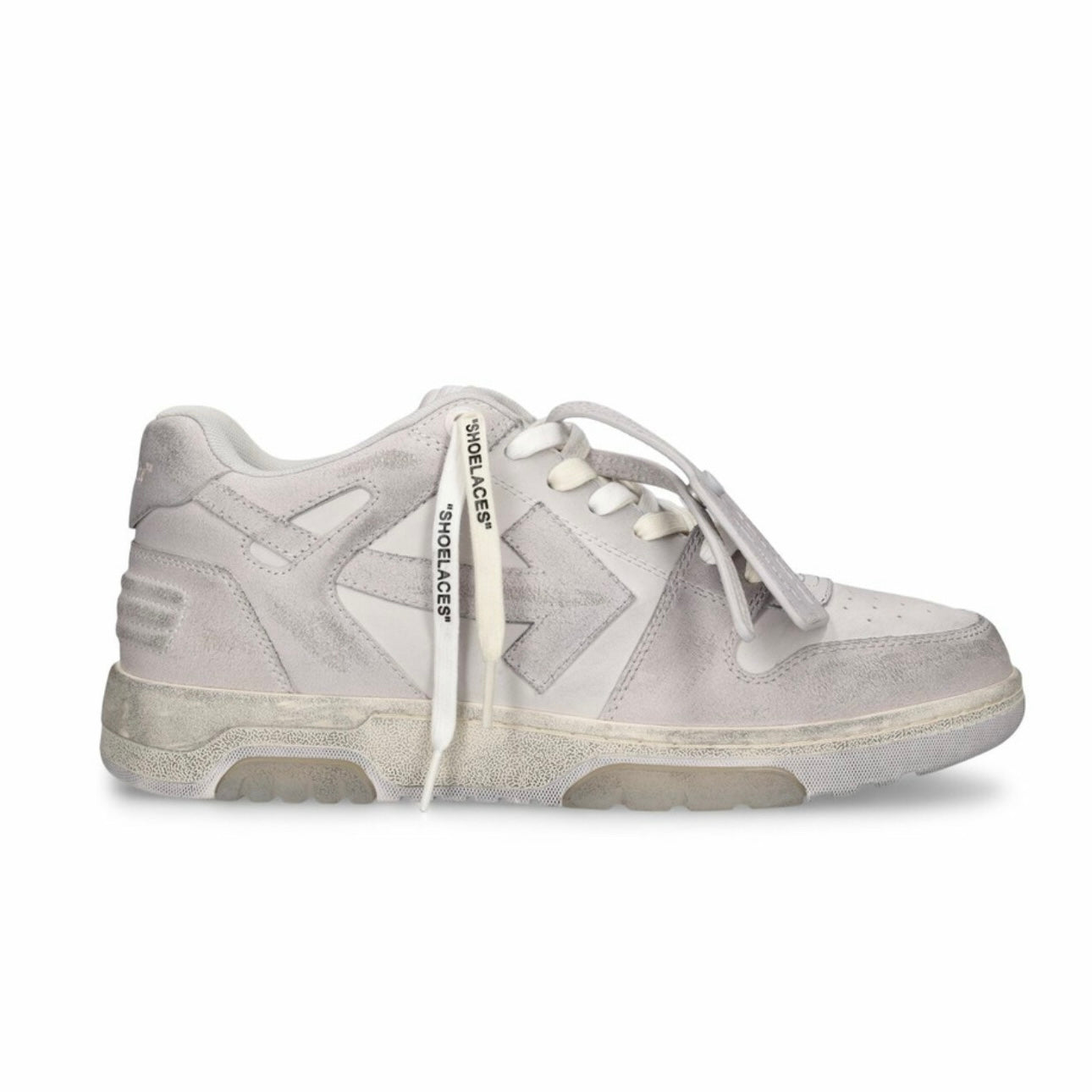 Off-White Out Of Office Vintage Leather Grey