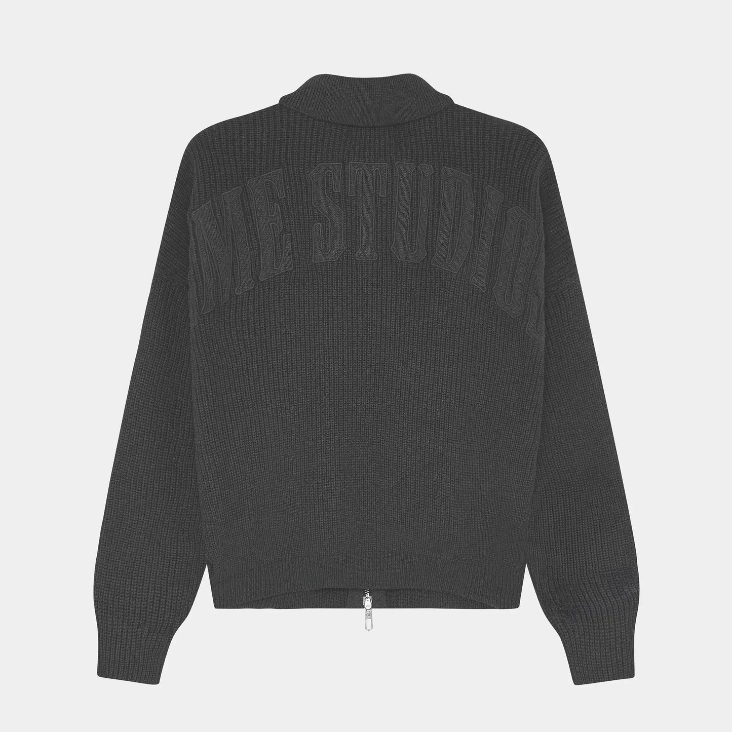 Sweater Eme Studios Collar Carbon Zipper Knit