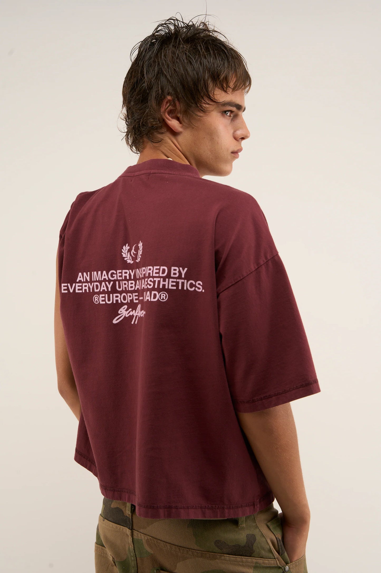 Polera Scuffers New Signature Burgundy