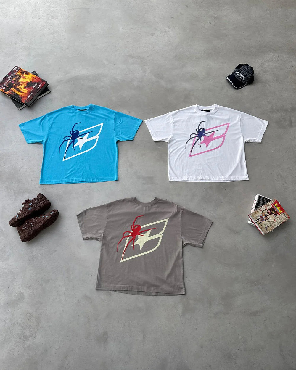 Polera Cold Culture Spider Tee White