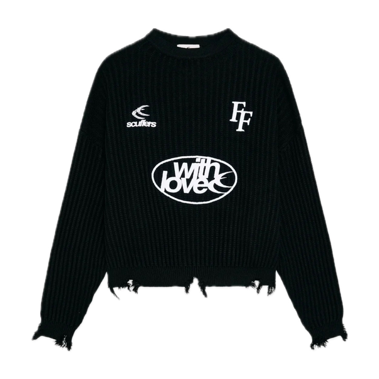 Sweater Scuffers Paris Black Jersey