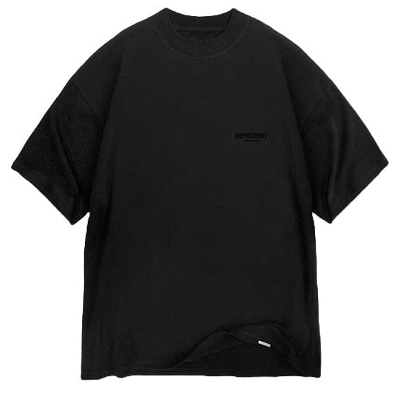 Polera Represent Owners Club Flocked Black