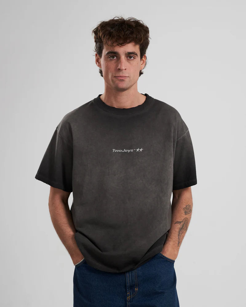 Polera TwoJeys Icon Washed Black