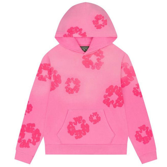 Poleron Denim Tears Mono Cotton Wreath Hoodie Pink