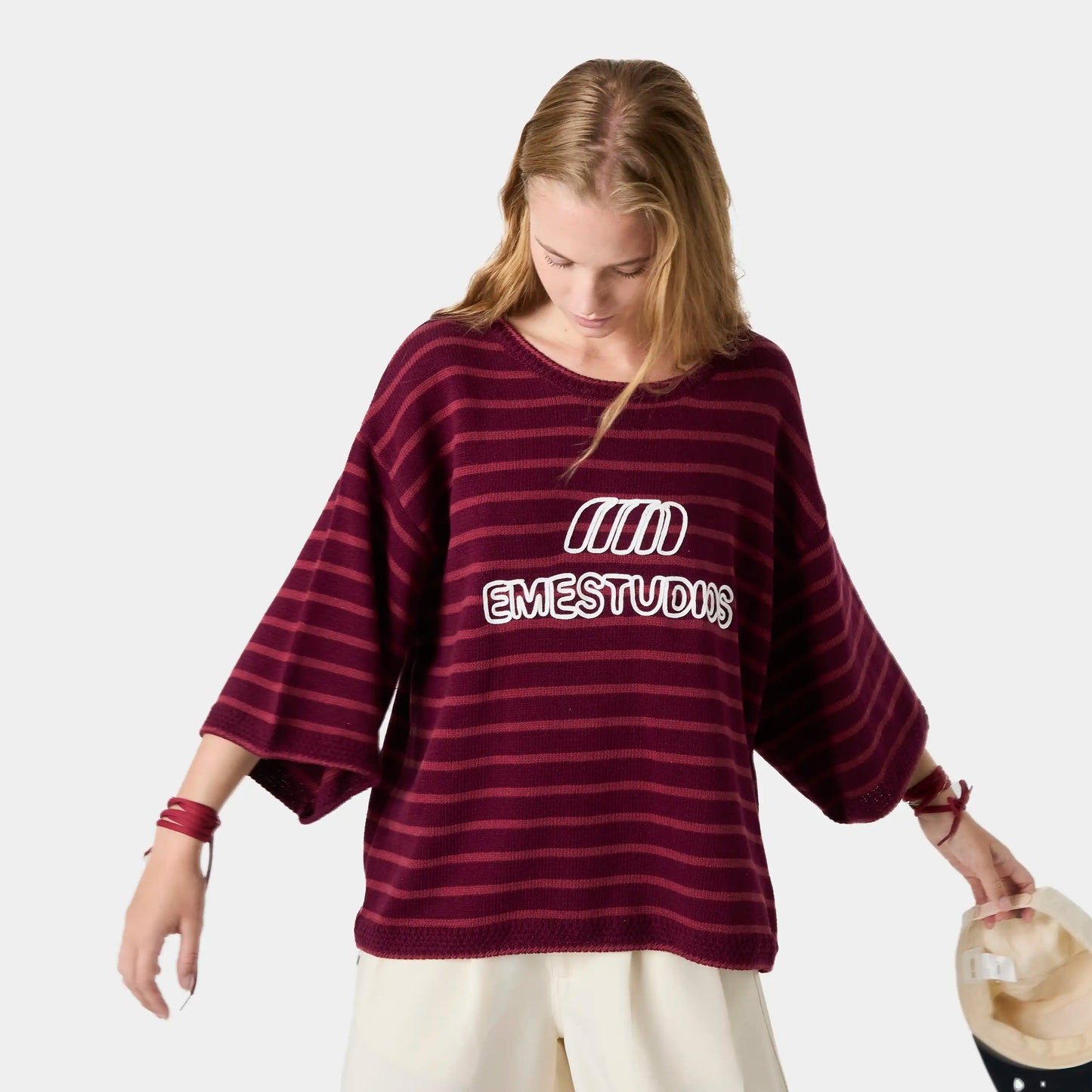 Jersey Eme Studios Yuli Fiery Knitted Tee