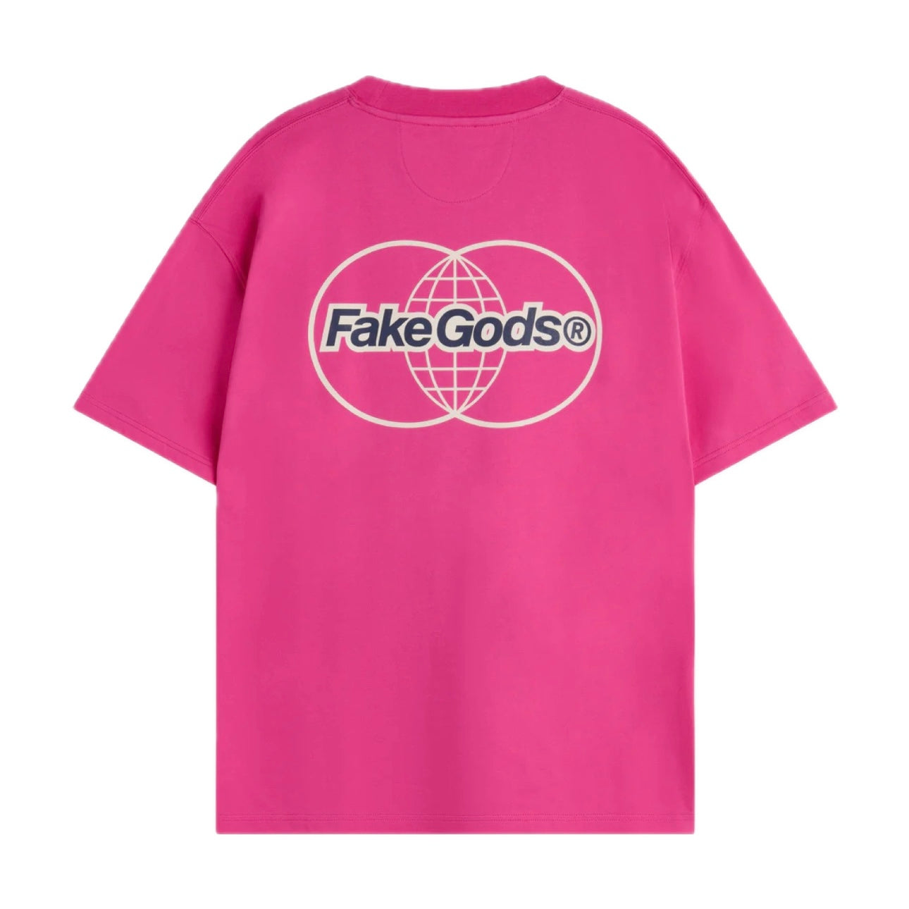 Polera Fake Gods Global Tee Fuchsia