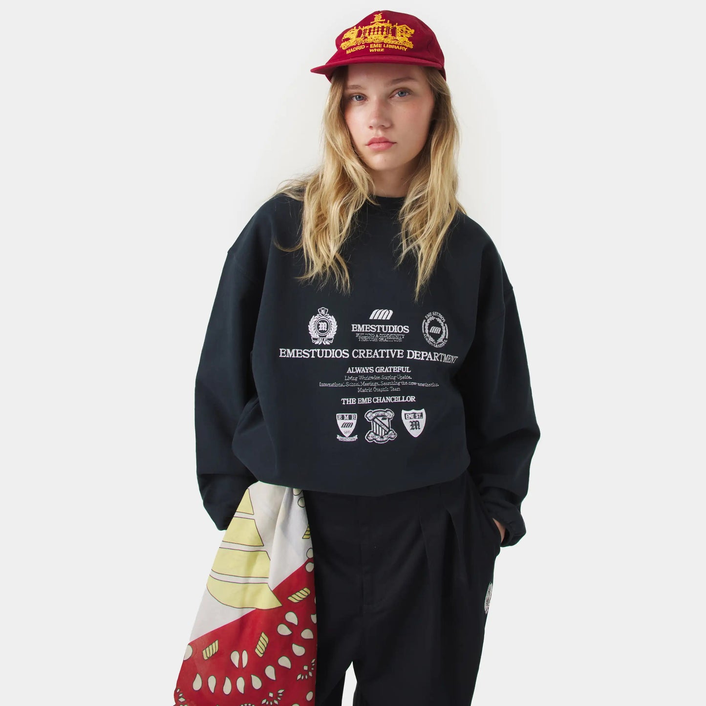 Poleron Eme Studios Chancellor Night Sky Crewneck