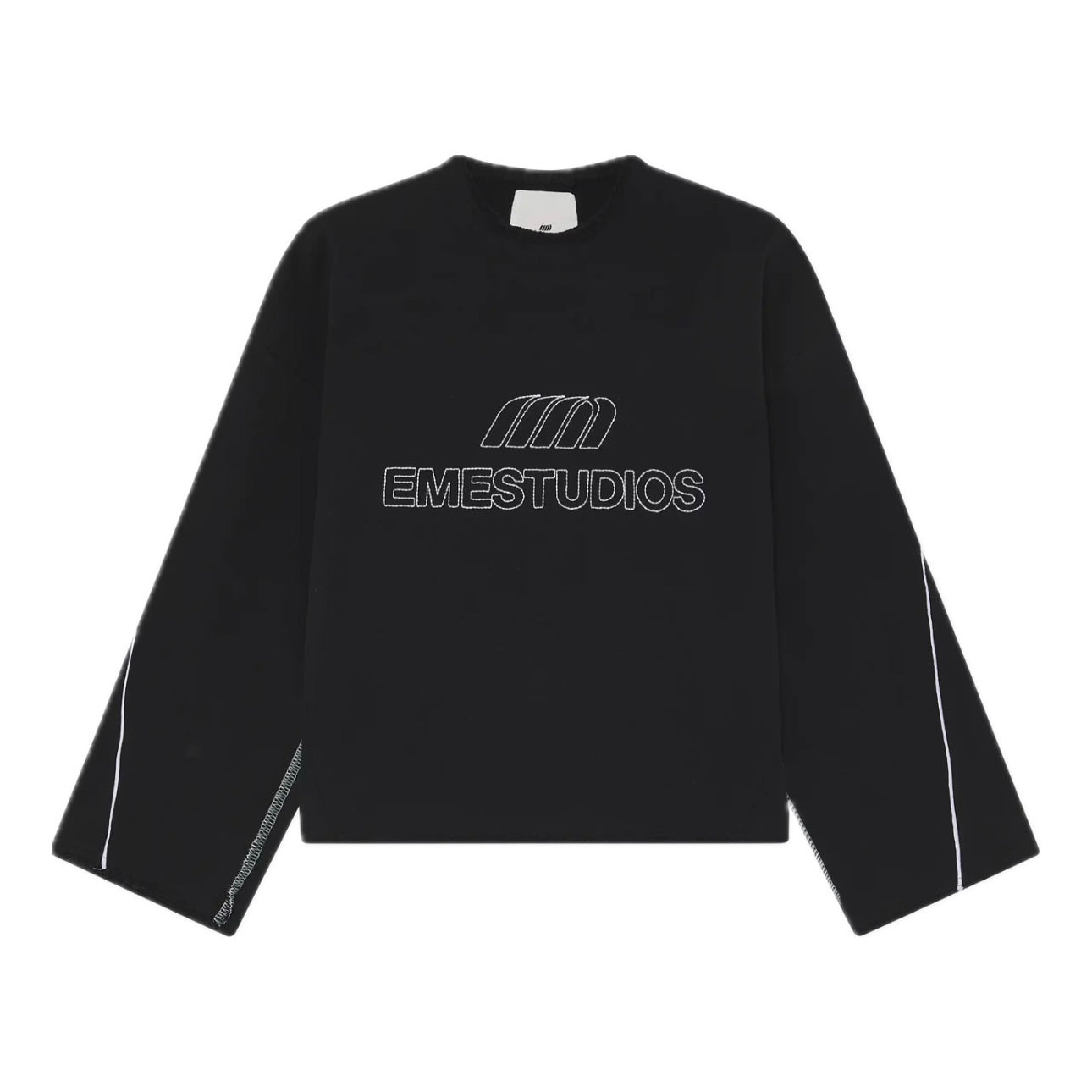 Poleron Eme Studios AFK Black Crewneck