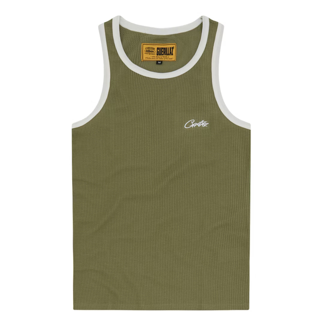Polera Corteiz Tank Top Khaki - M