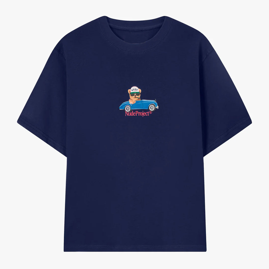 Polera Nude Hot Navy Blue