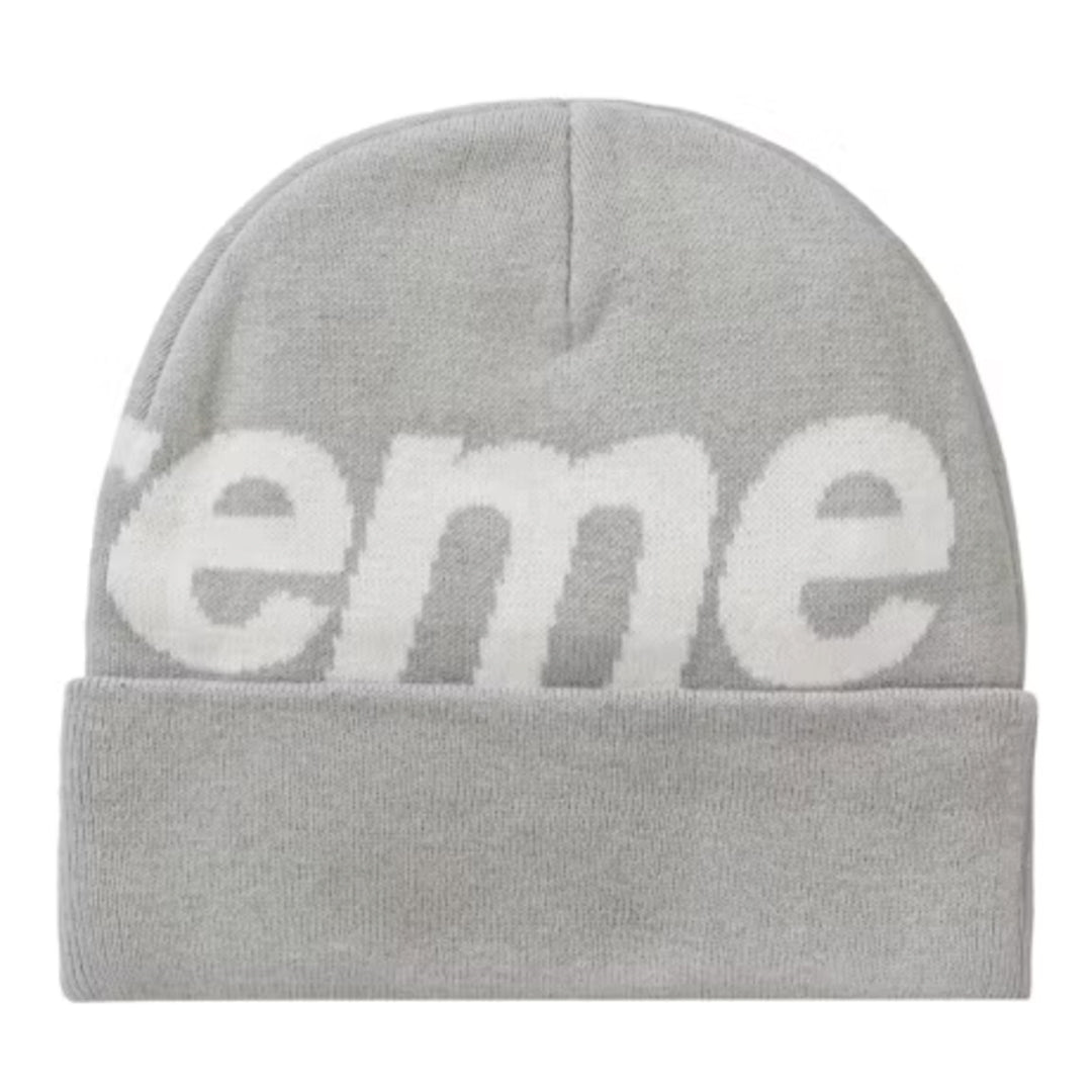 Beanie Supreme Big Logo Grey