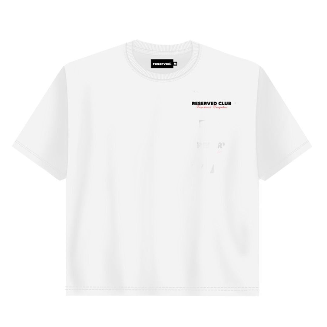 Polera Reserved Club Heavyweight White