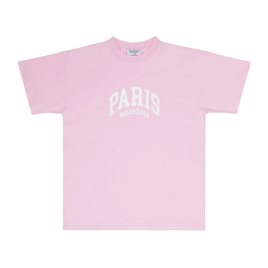 Polera Balenciaga Cities Paris Baby Pink Medium Fit - XL