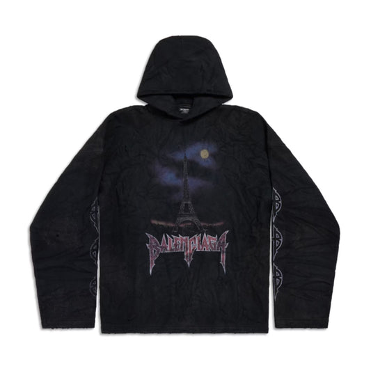 Poleron Balenciaga Paris Moon Crinkled - M