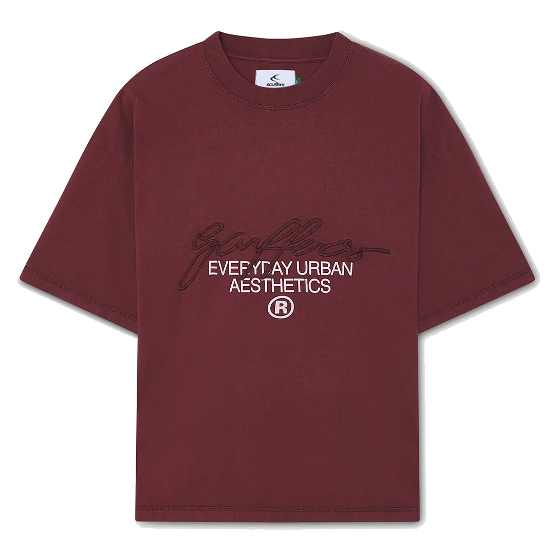 Polera Scuffers New Signature Burgundy