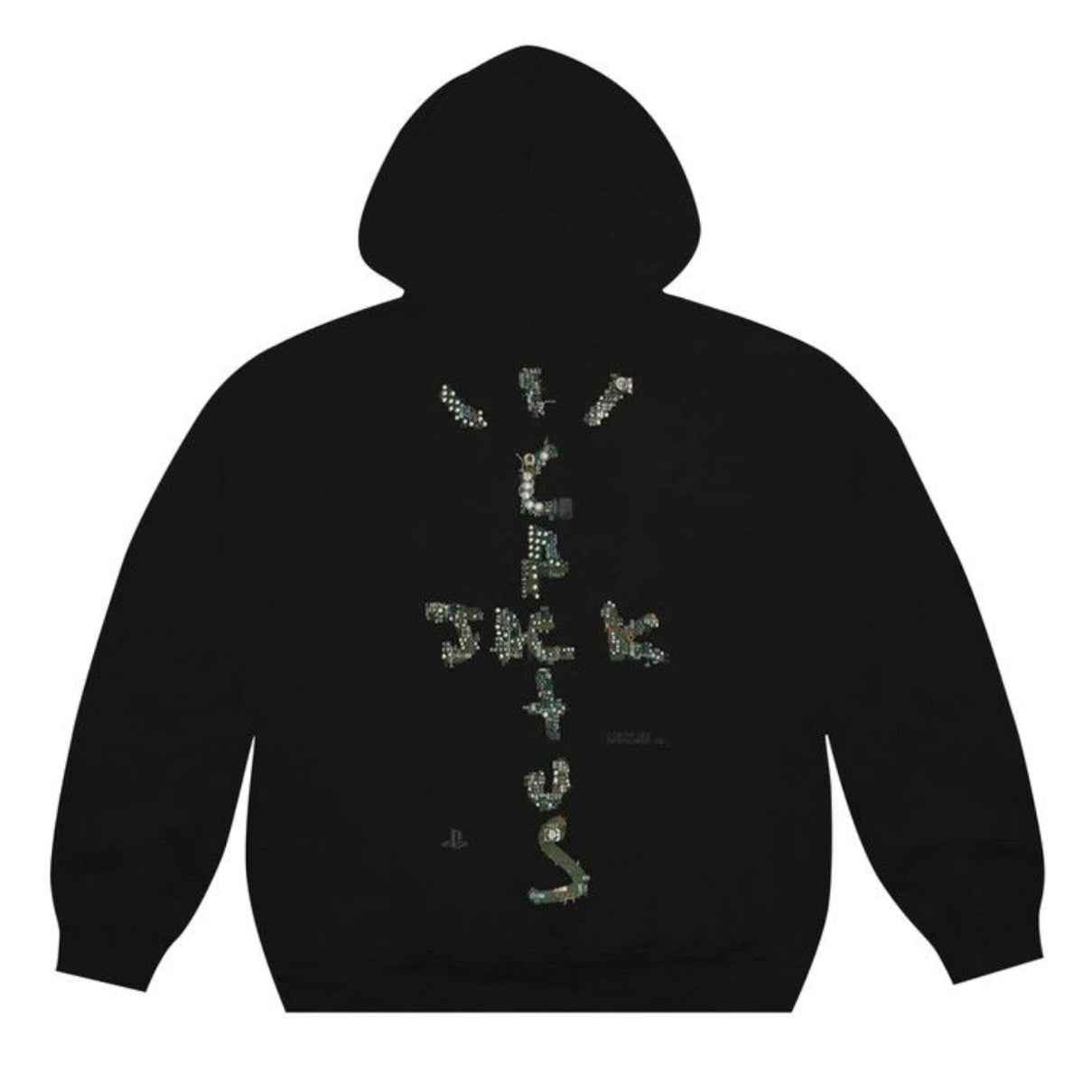 Poleron Cactus Jack by Travis Scott x Play Station Motherboard 2 Black