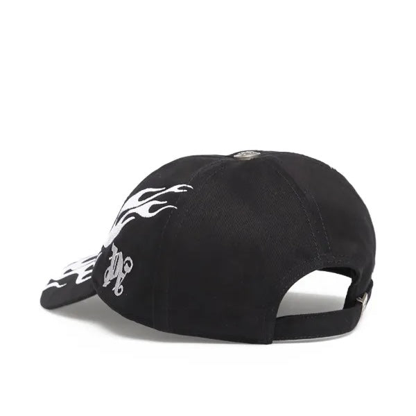 Gorro Palm Angels Flames Logo Black