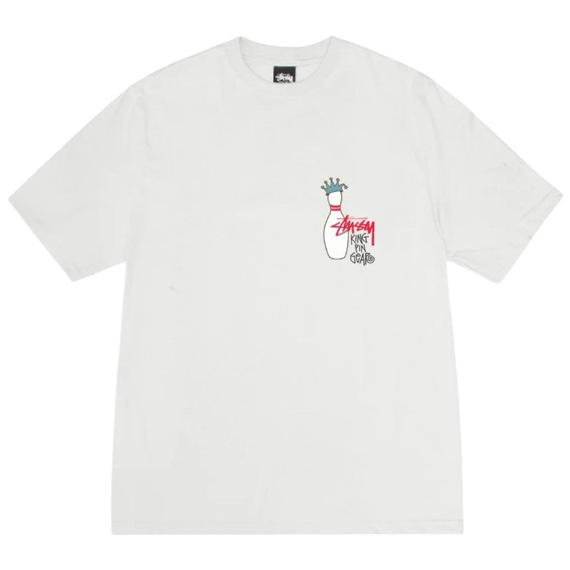 Polera Stussy Kingpin Tee Pigment Dyed Natural