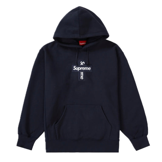 Poleron Supreme Cross Box Logo Hooded Sweatshirt
