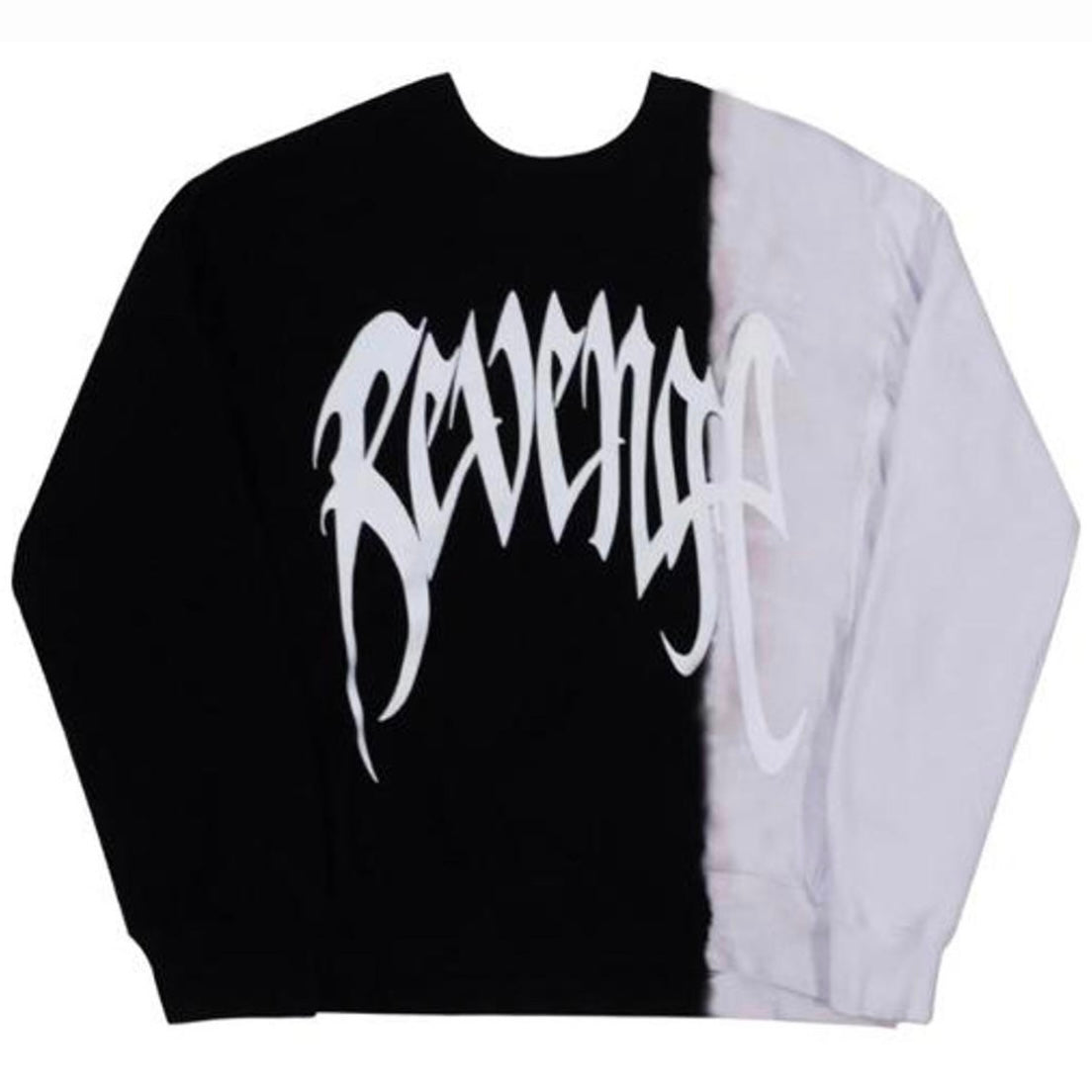Poleron Revenge Dipped Logo Crewneck Black/White