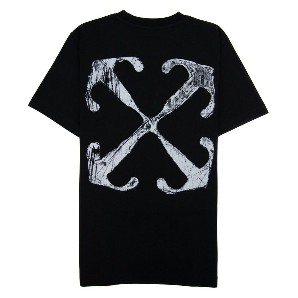Polera Off-White Scratch Arrow Black