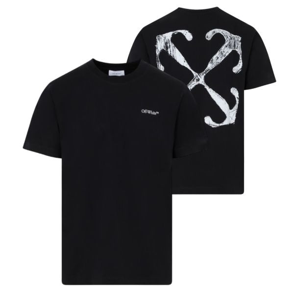 Polera Off-White Scratch Arrow Black