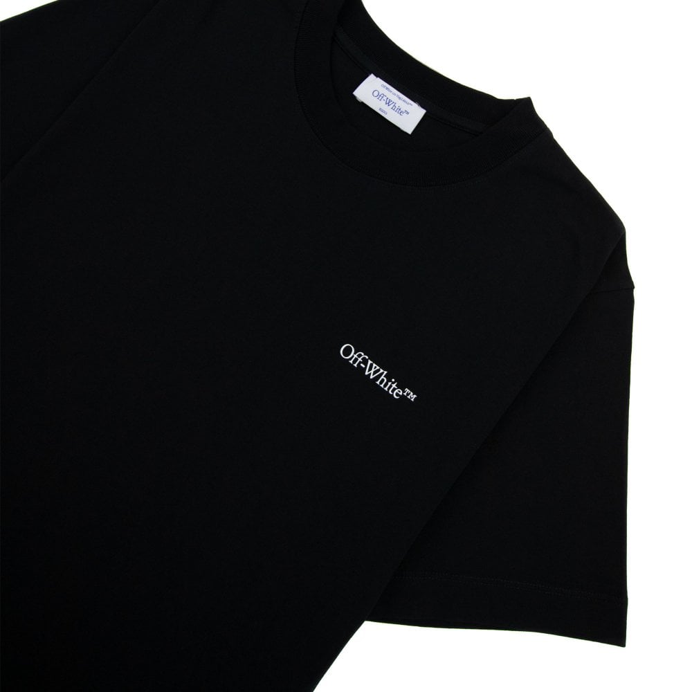 Polera Off-White Scratch Arrow Black