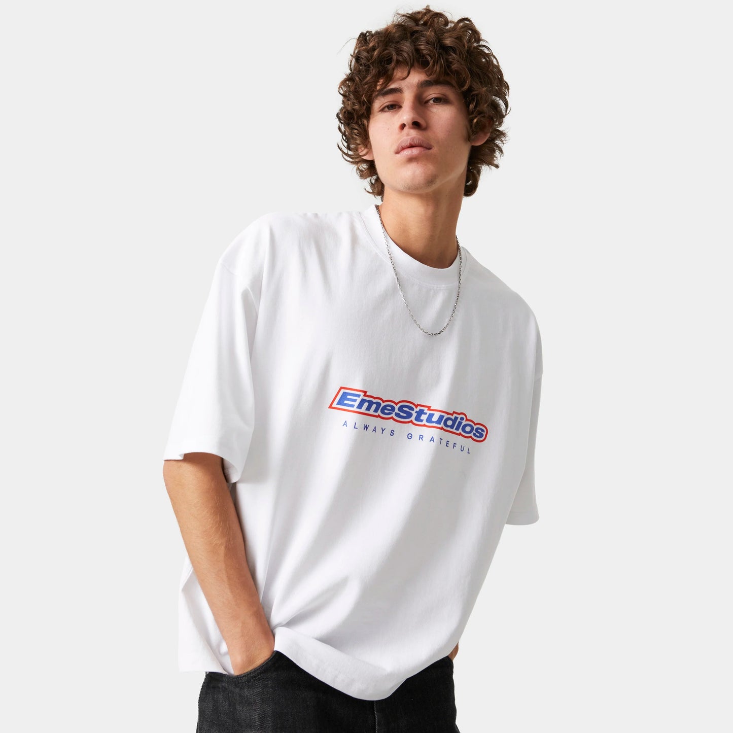 Polera Eme Studios F Box Pearl Oversized