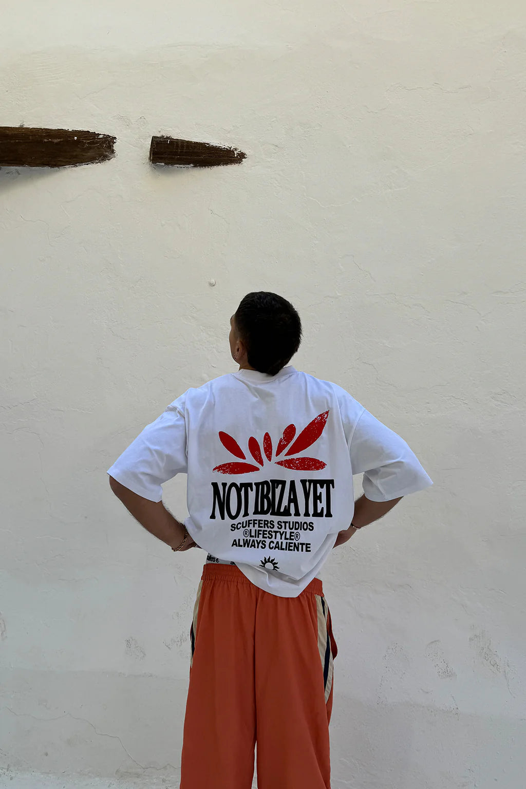 Polera Scuffers Not Ibiza White