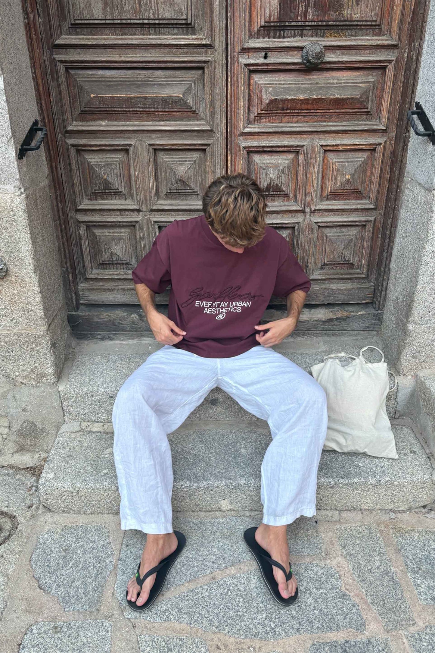 Polera Scuffers New Signature Burgundy