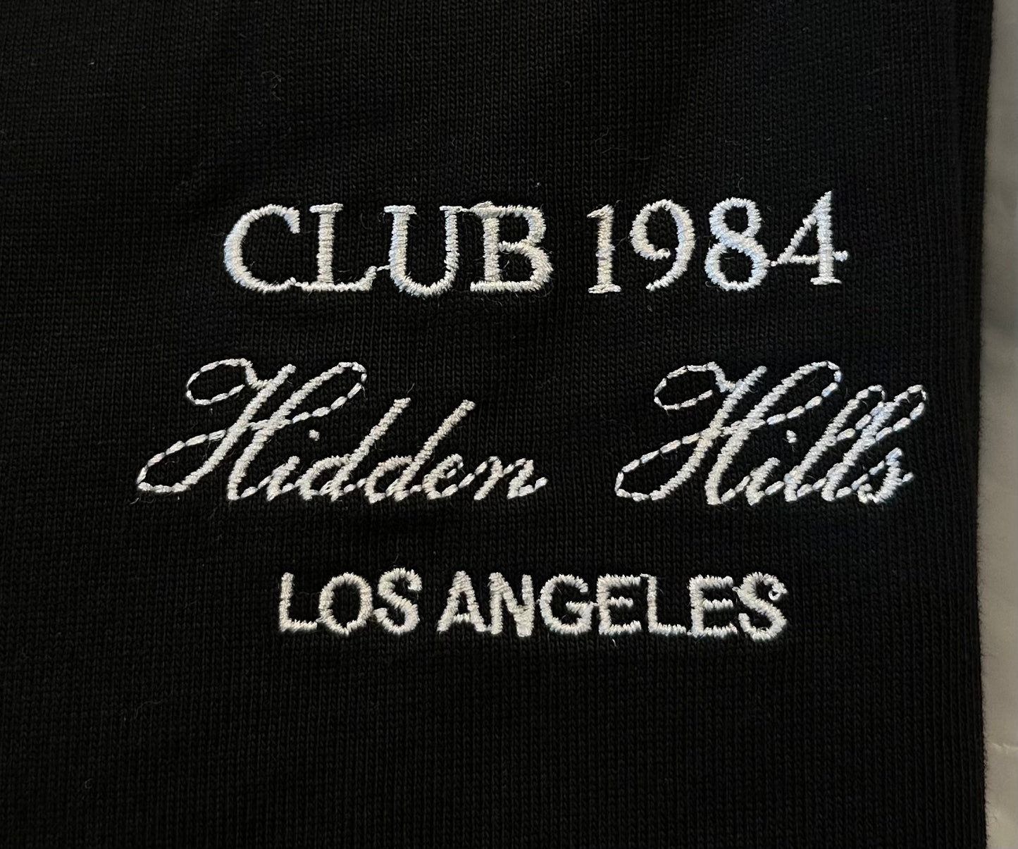 Polera Club 1984 Distressed Black - M