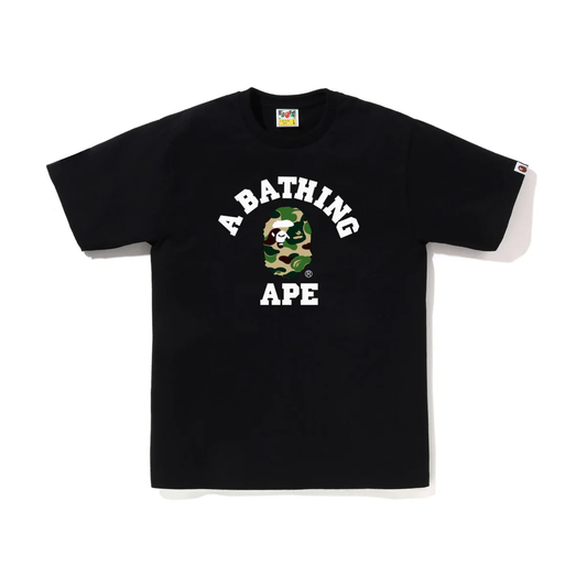 Polera BAPE Abc Camo College Black/Green