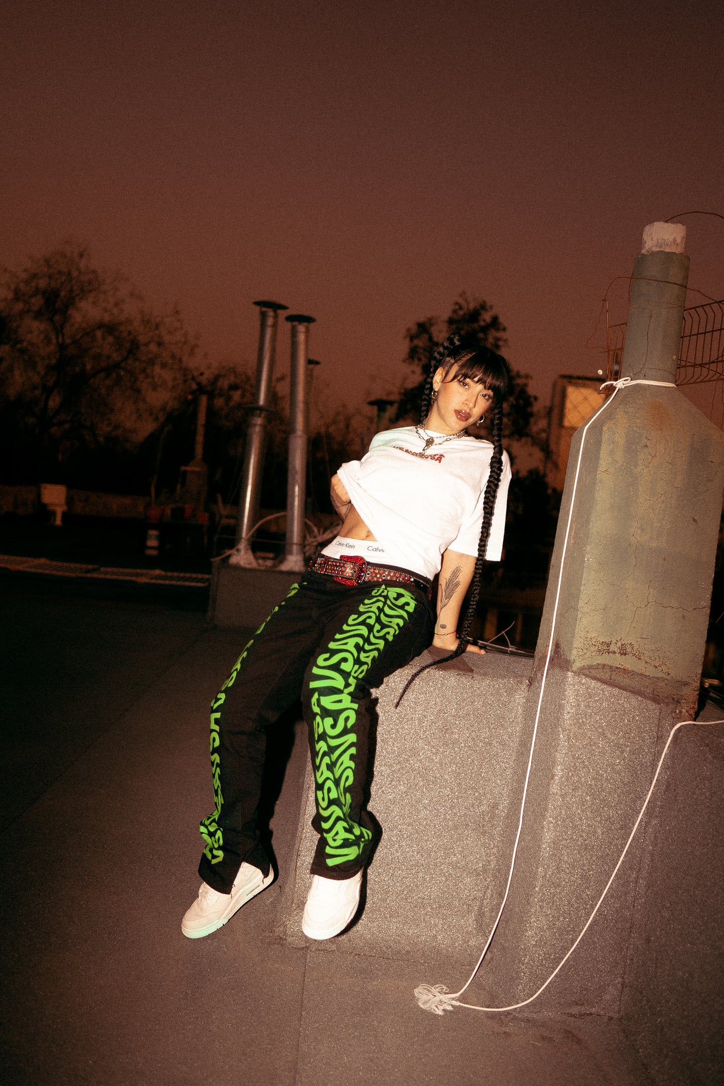 Pantalon VSA Serigrafia Green